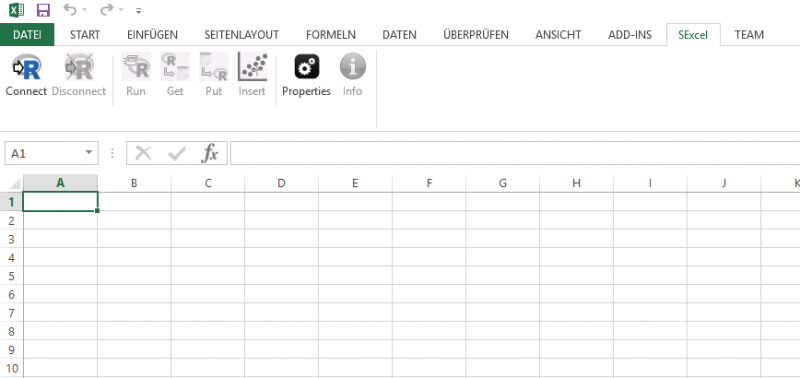RExcel4 Ribbon while not connected to R